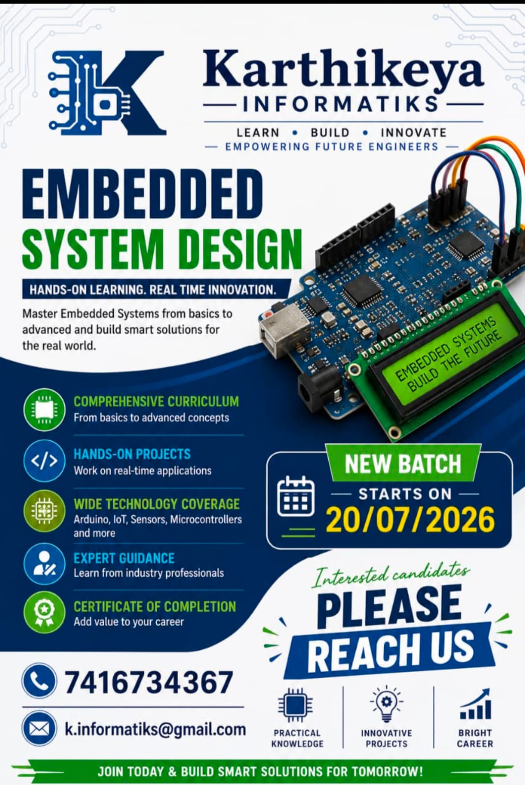 Embedded Systems Design Course Poster